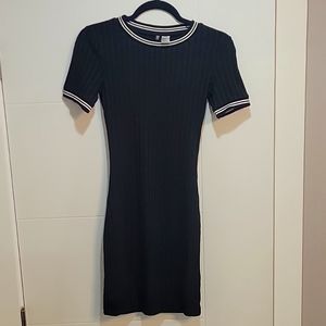 Black mini dress